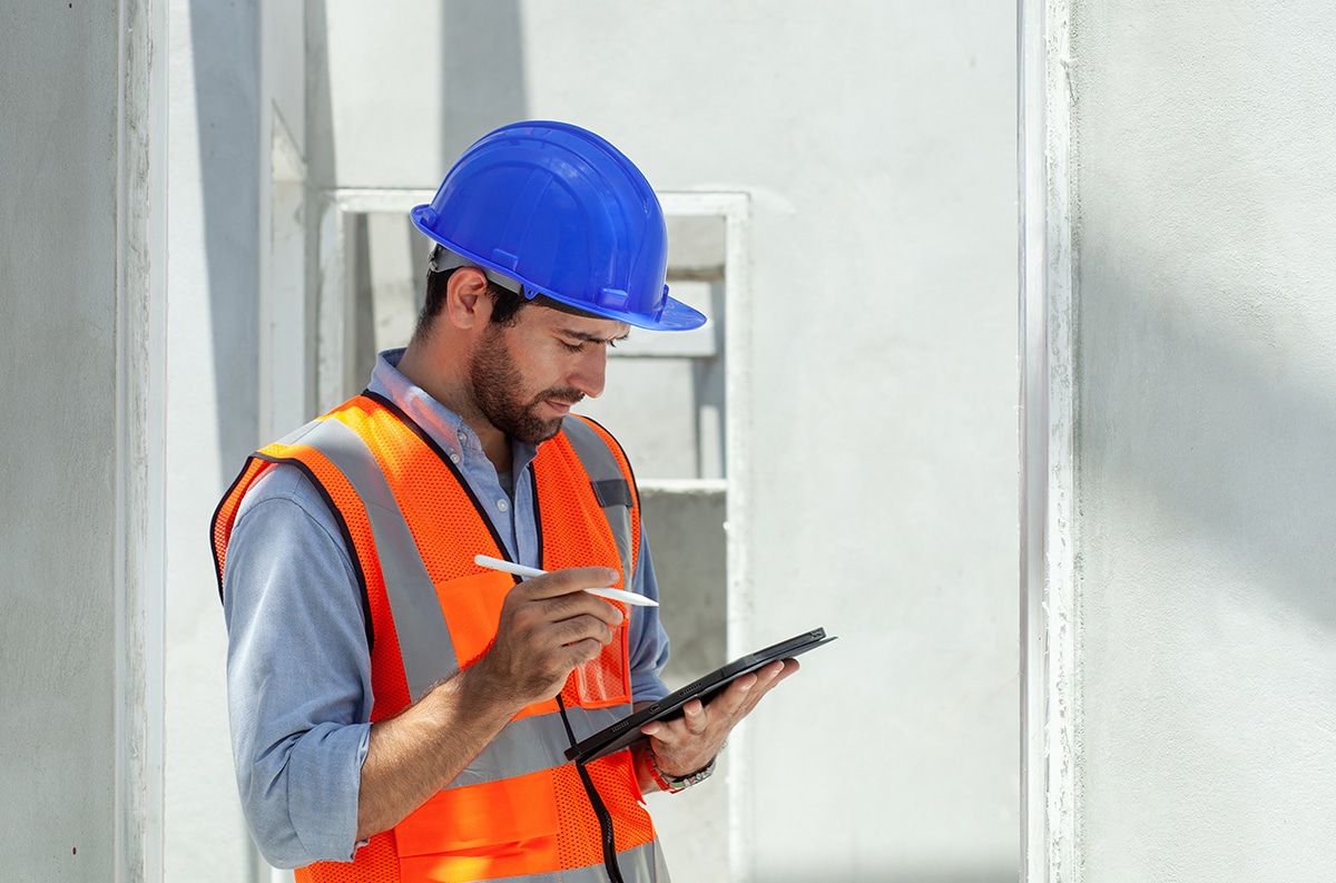 Installer reviewing standards