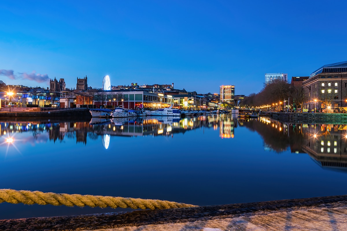 Bristol at night