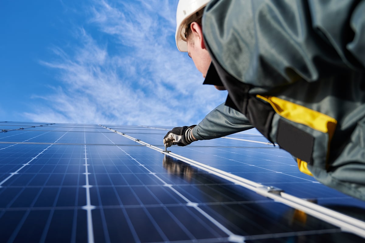 Solar PV installation