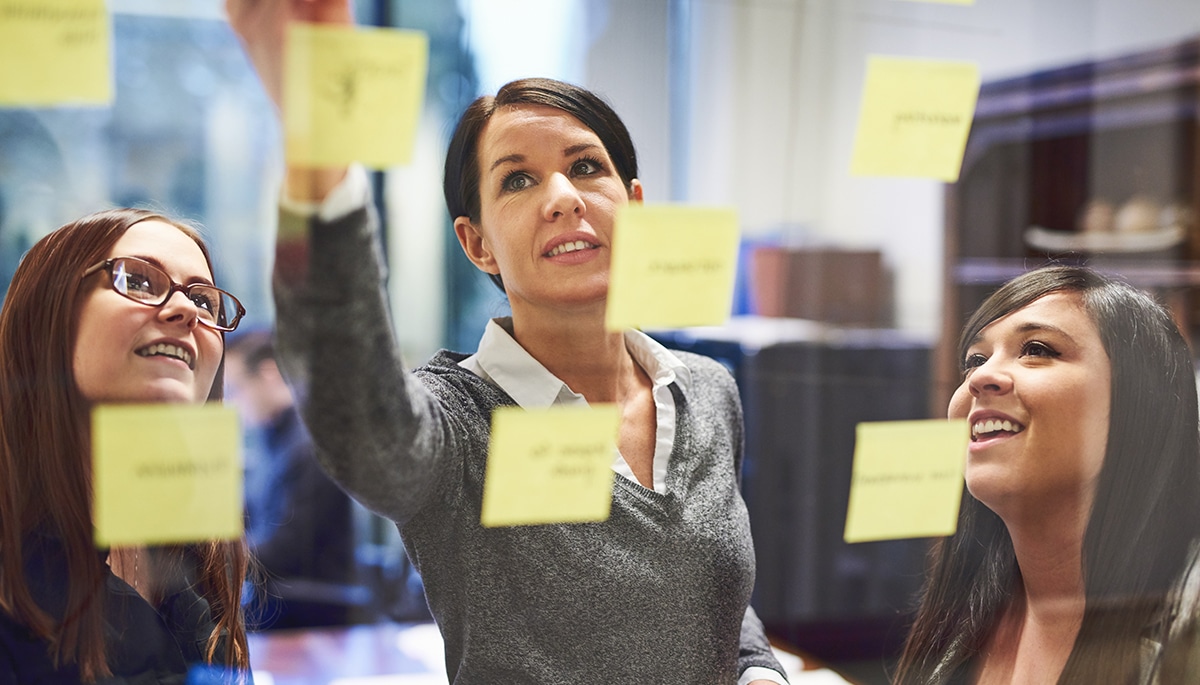 People in meeting