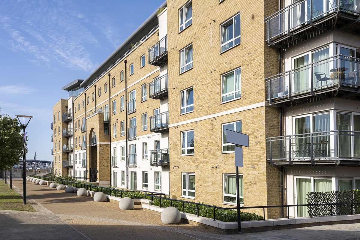 Low rise apartments in London